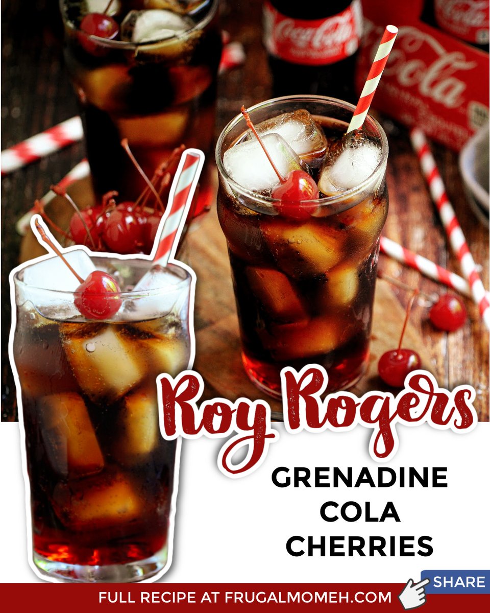 This is a simple recipe for making a delicious and refreshing Roy Rogers drink at home. It’s a great mocktail for kids and adults alike.

Get the FULL recipe &gt;&gt; frugalmomeh.com/roy-rogers.html