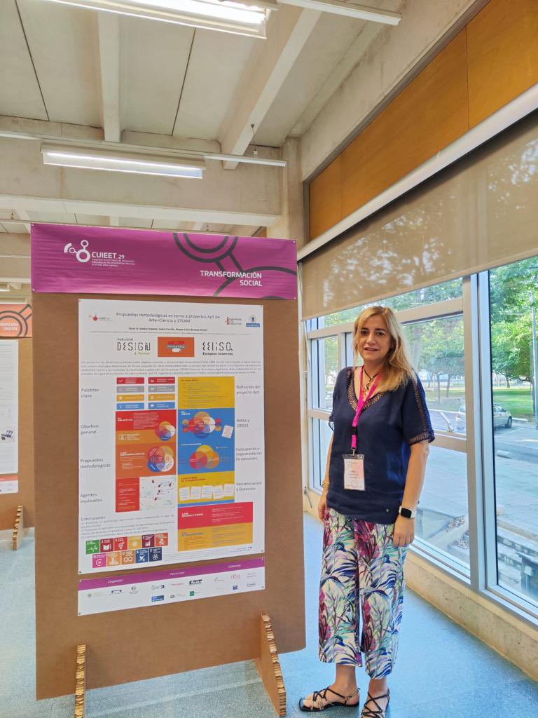 osantossopena's tweet photo. Seguimos con la divulgación y transferencia científica en #ESNUESTRO @fdnc_es para la formacion #STEAM y desarrollo de competencias transversales en Arte+Ciencia al servicio de la comunidad

#CONECTAETSIDI @Id4h_eelisa @osantossopena @ICarrilloRamiro #SIE #CUIEET29 @UPV @La_UPM https://t.co/u2ZF5gYH3A
