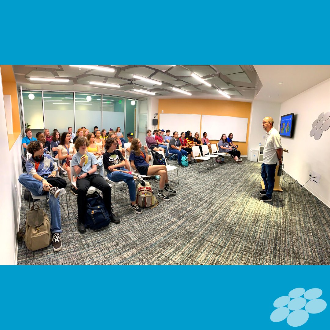 CHSdigital's tweet photo. Pleased to host 35 kids from the @CofCSSM STEM 360 camp @CofC. #chstech #STEM #wheretechworks @vandeldensa https://t.co/qp9xDOaNCR