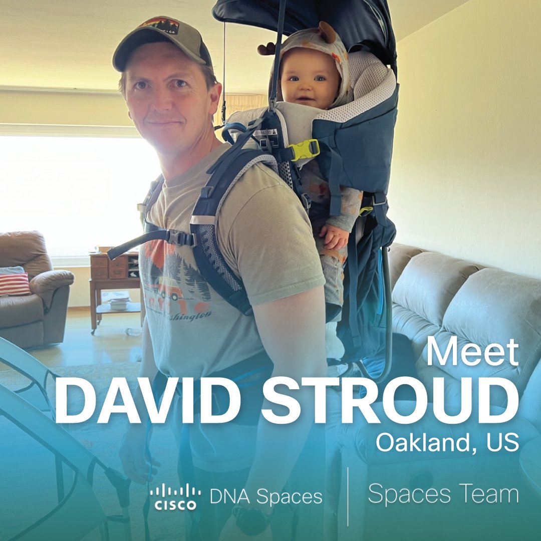 ciscospaces's tweet photo. Today's #CiscoDNASpaces team spotlight is on David Stroud! This Product Manager's claim to fame is enjoying Disney movies *more* than his kids!
Want to work with people like David? We're looking for a Product Growth Manager! Check it out: https://t.co/IkFxDOkRu4 https://t.co/FGNGQnXavG
