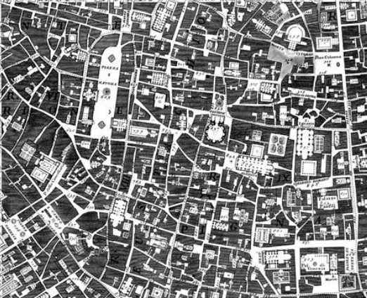 binjiangxp's tweet photo. Not only the roofscape, but also the Nolli map is living structure with a very high degree of organic order measured by the L score (L = S * H): https://t.co/MrfnsEsVdb https://t.co/emp50blYQM