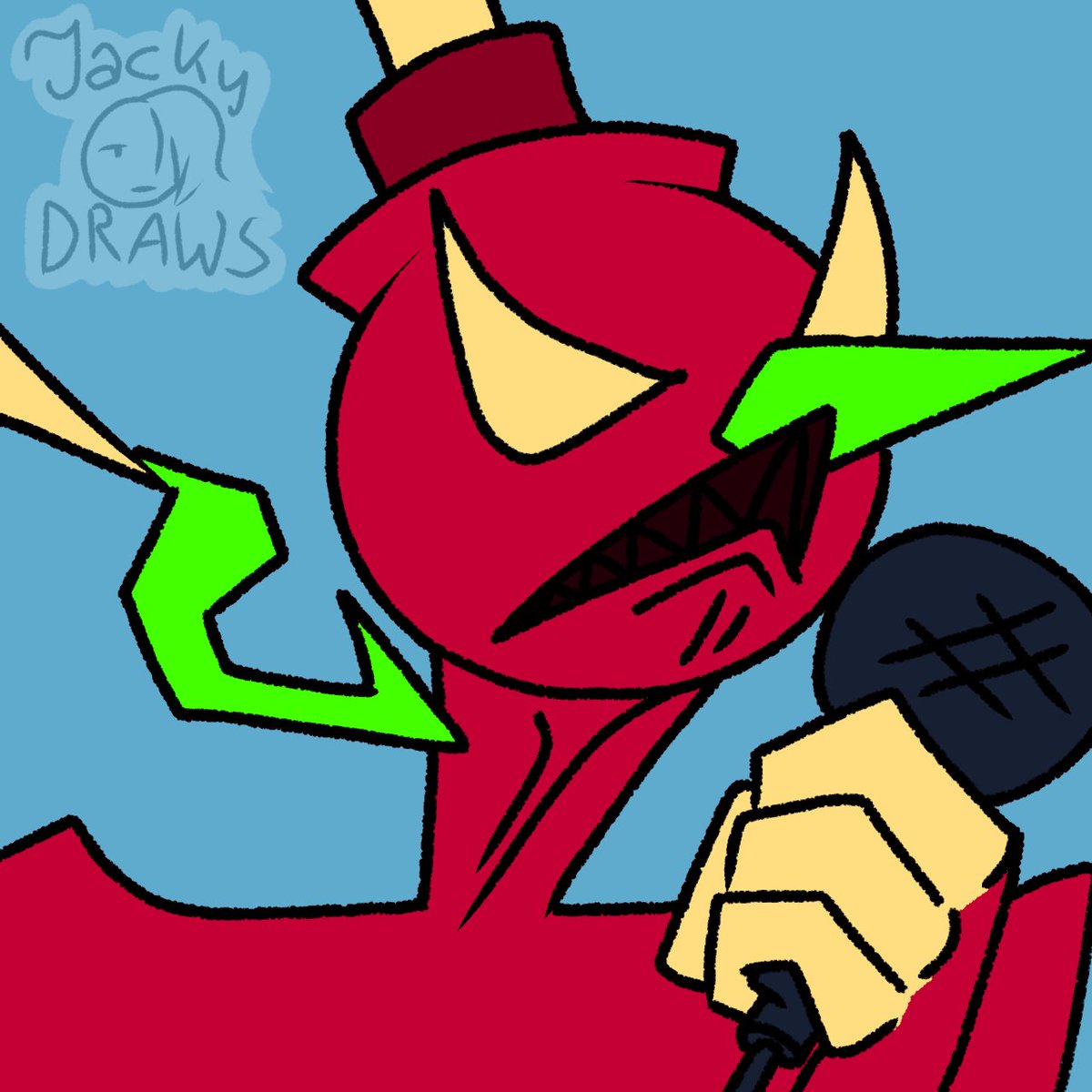 FusselTiger4's tweet photo. Would you play Friday O' Latomb if I made a mod out of it?
It's just a joke drawing but still.
#originalcharacter #JackyDraws https://t.co/yA2gV3nQiW