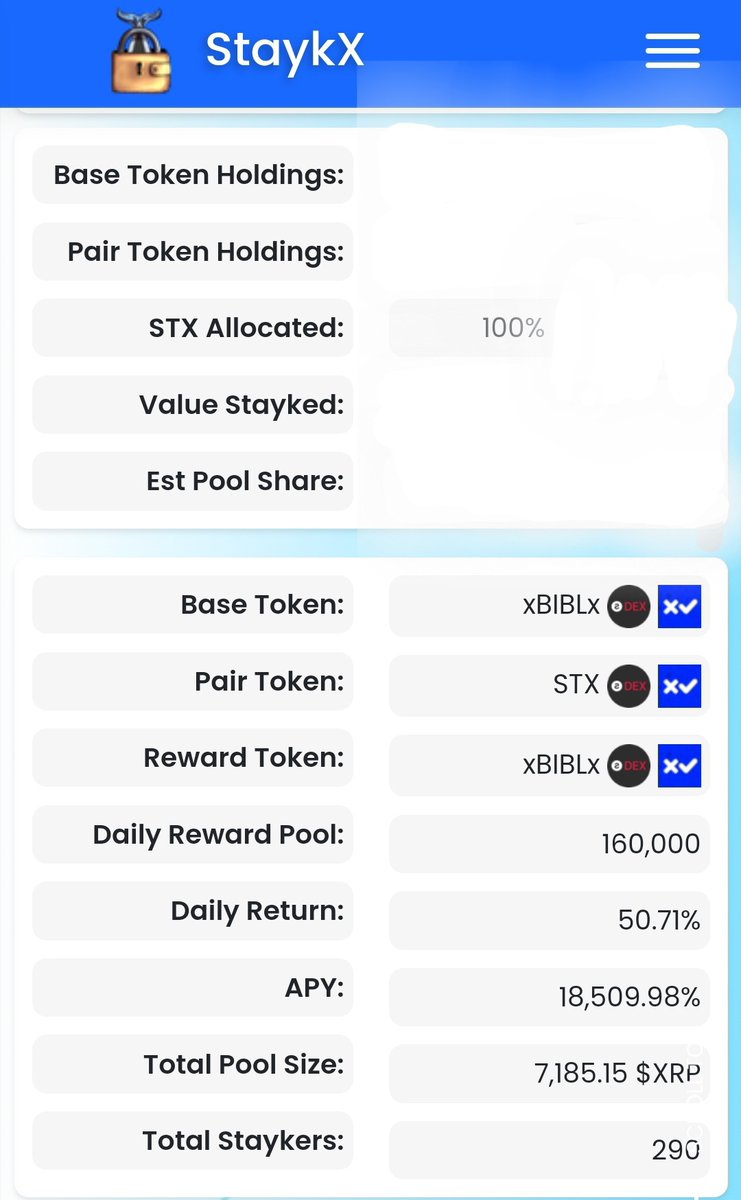 MEGAMAN.XRP 🌐 on Twitter "Allocated 100 of my STX to Xbiblx , If we