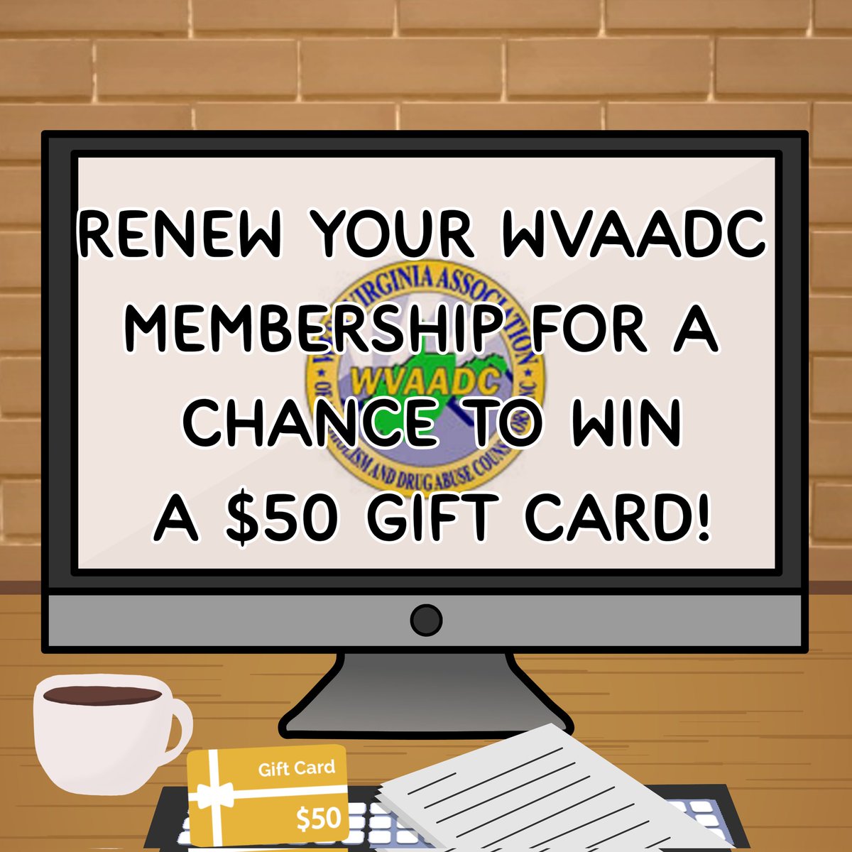 📣 All lapsed members that renew their membership between 07/22 and 08/15 will be entered into a drawing for a chance to win a $50 gift card!!