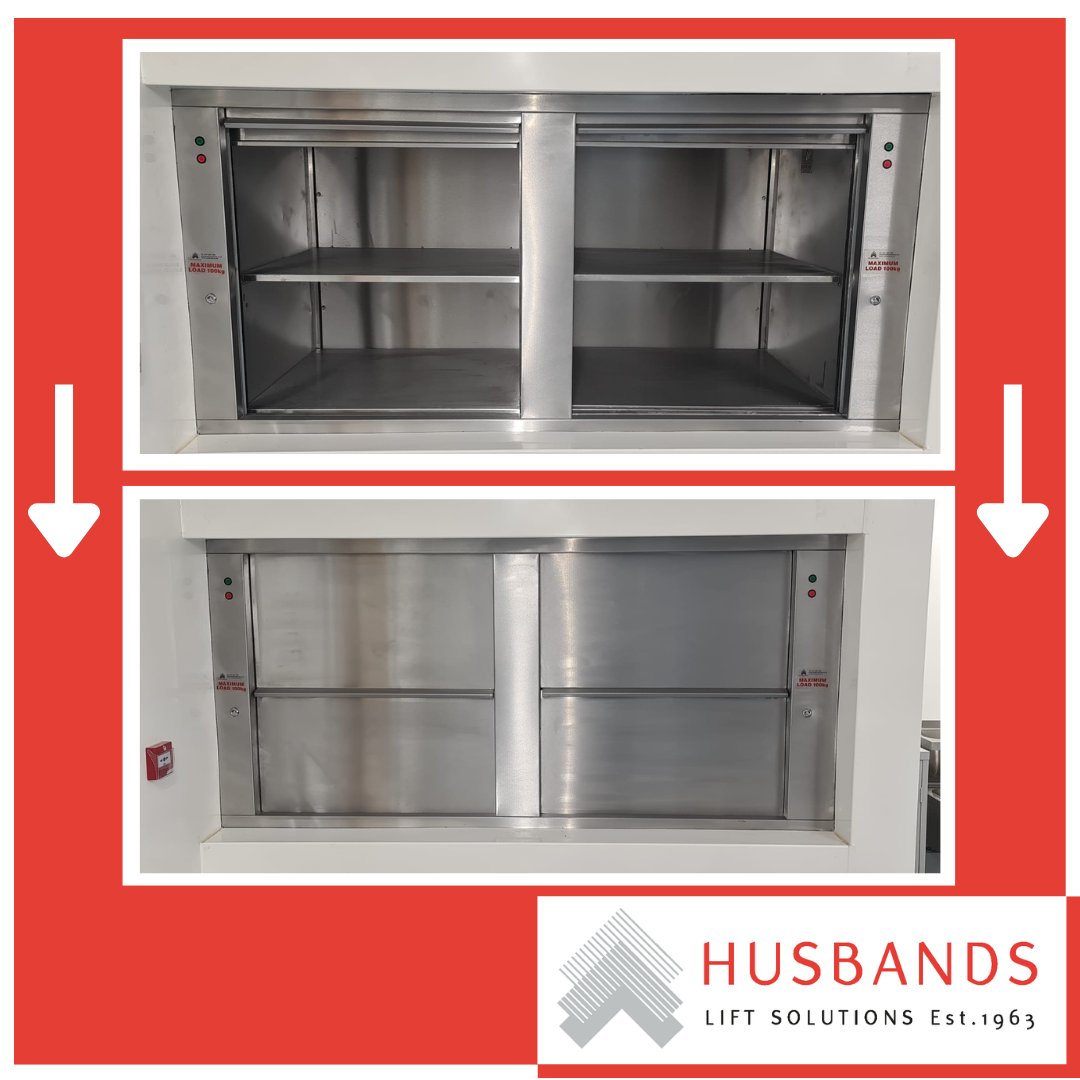 Another dumbwaiter looking shiny on both of its landings. 👍✨

#dumbwaiter #goodslifts #restaurant #kitchen