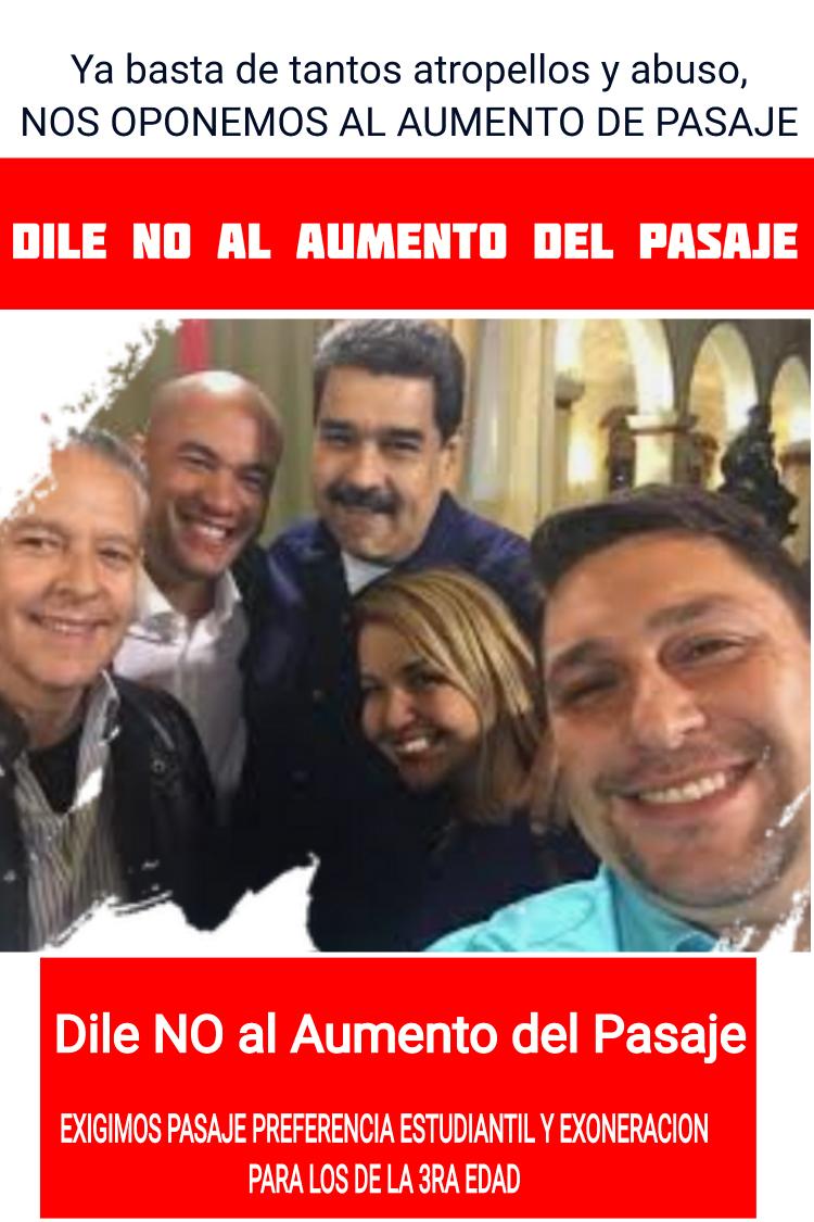 ChavismoArrecho's tweet photo. De vaina me alcanza para vivir y estos carajos ahora van a aumentar el pasaje 
#NoAlAumentoDelPasaje https://t.co/jkZOaIhVPw