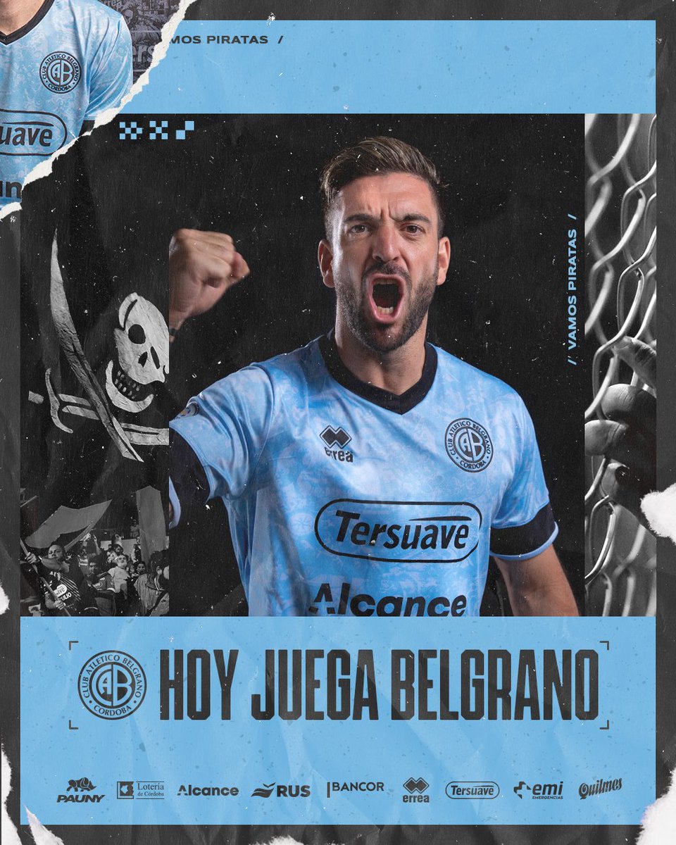 💪💙¡HOY
JUEGA
#BELGRANO!

#VamosPiratas 🏴‍☠️