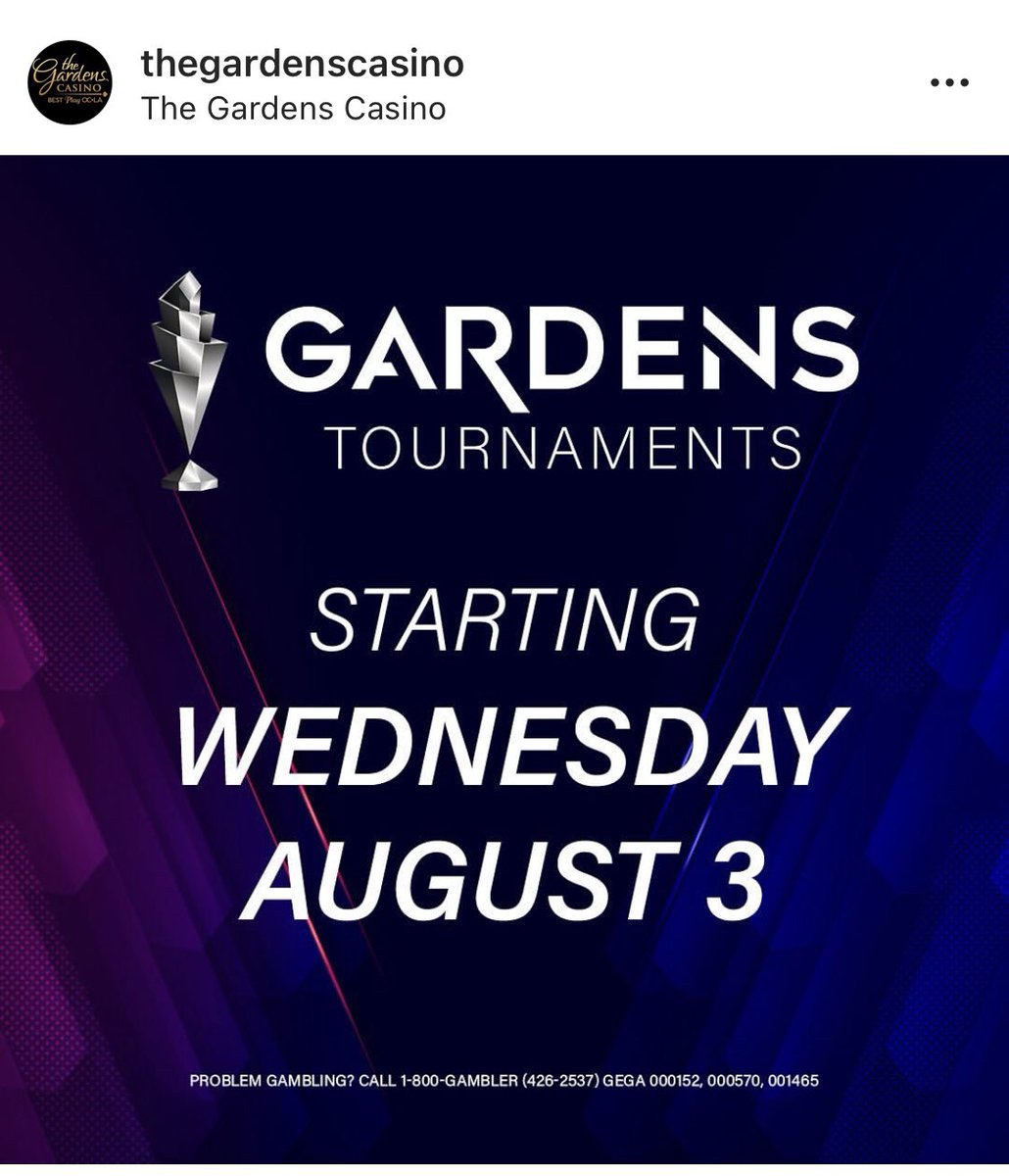 cavincasino's tweet photo. It's official, Tournaments return to The Gardens Casino on Wednesday August 3rd at 11:30am @gardenscasino #BoomSwitch! 💥 https://t.co/ppM10MaLsM