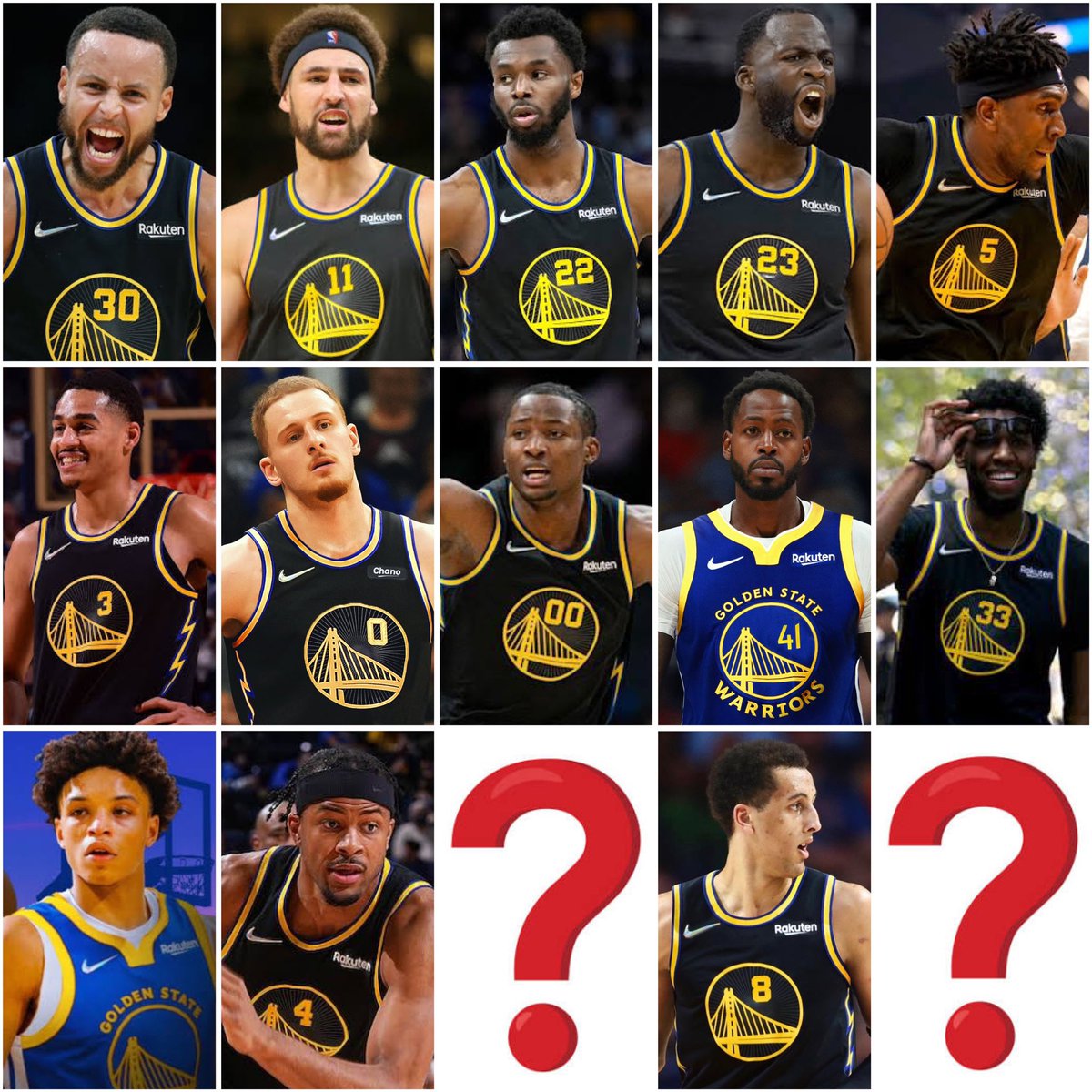 CURRENT SQUAD!!

🔥
🔥
🔥

#DubNation #GoldBlooded #Warriors