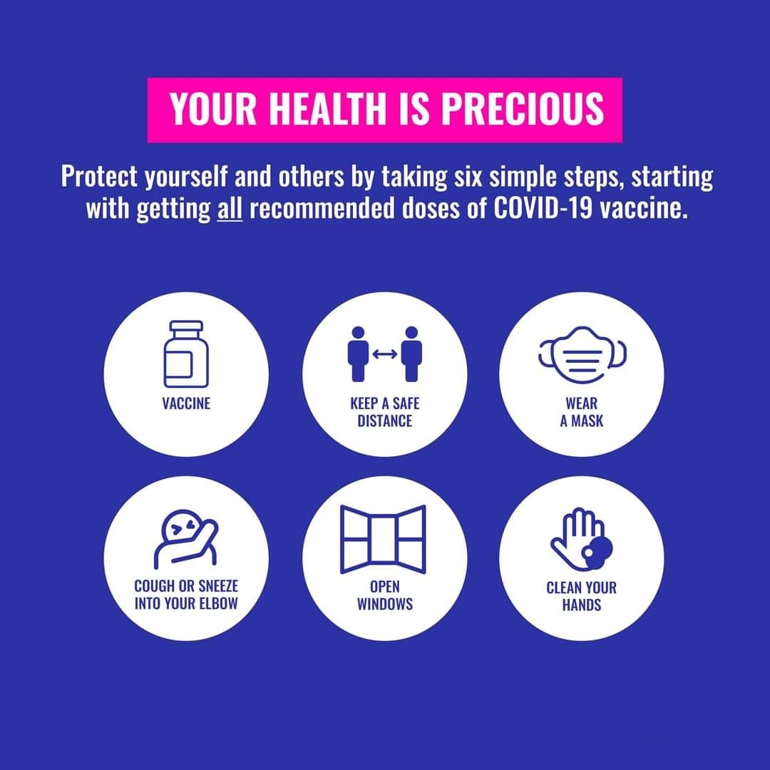 Your health is precious for us, Protect yourself by taking preventive measures against Covid 19 infection. 

<a href="/OfficeOfLGJandK/">Office of LG J&K</a> <a href="/diprjk/">Information & PR, J&K</a> <a href="/HealthMedicalE1/">Health & Medical Education Department J&K</a> @DivisionalComm1 @DhskKashmir <a href="/nhm/">New Hope Middle</a> <a href="/srinagaradmin/">Srinagar district administration</a> <a href="/srinagaradmin/">Srinagar district administration</a> 
<a href="/dckupwara/">Deputy Commissioner Kupwara</a> <a href="/DCBaramulla/">Deputy Commissioner Baramulla</a> 
<a href="/DCAnantnag/">Deputy Commissioner Anantnag</a> <a href="/dcpulwama/">Deputy Commissioner Pulwama</a> <a href="/dcganderbal/">Deputy Commissioner Ganderbal</a>