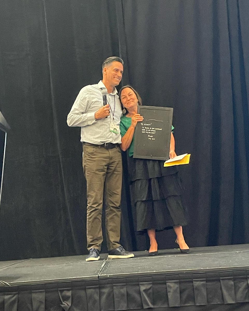 2/3 Stevan honored Kelly for the bold work she’s doing in the native community for youth in Minneapolis, especially after their new facilities for indigenous youth were burned during the George Floyd riots.