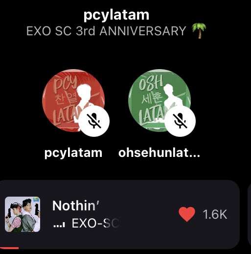 PCYLatam's tweet photo. [STREAMING PARTY ON STATIONHEAD]

#NowPlaying Nothin’ by #EXO_SC [#CHANYEOL] in @STATIONHEAD
#3YearsWithEXOSC

🔥🔥🔥

Haz click en el enlace y únete:https://t.co/UMoT85UupA

#SEHUN #엑소 #세훈 #weareoneEXO https://t.co/6eoYBqYQCF