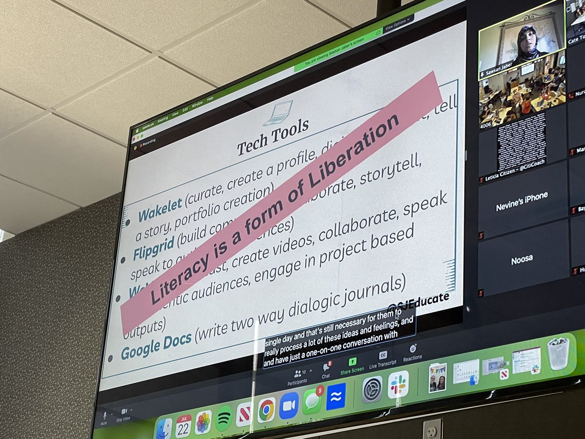 CateTolnai's tweet photo. BEYOND grateful for @SJEducate โs hyflex keynote today for #merit22 โ her story of empowerment is one that must be told!! Our cohort was moved beyond words. #bettertogether #kcitogether #kcimerit #equity https://t.co/sZkVXB3Dp9