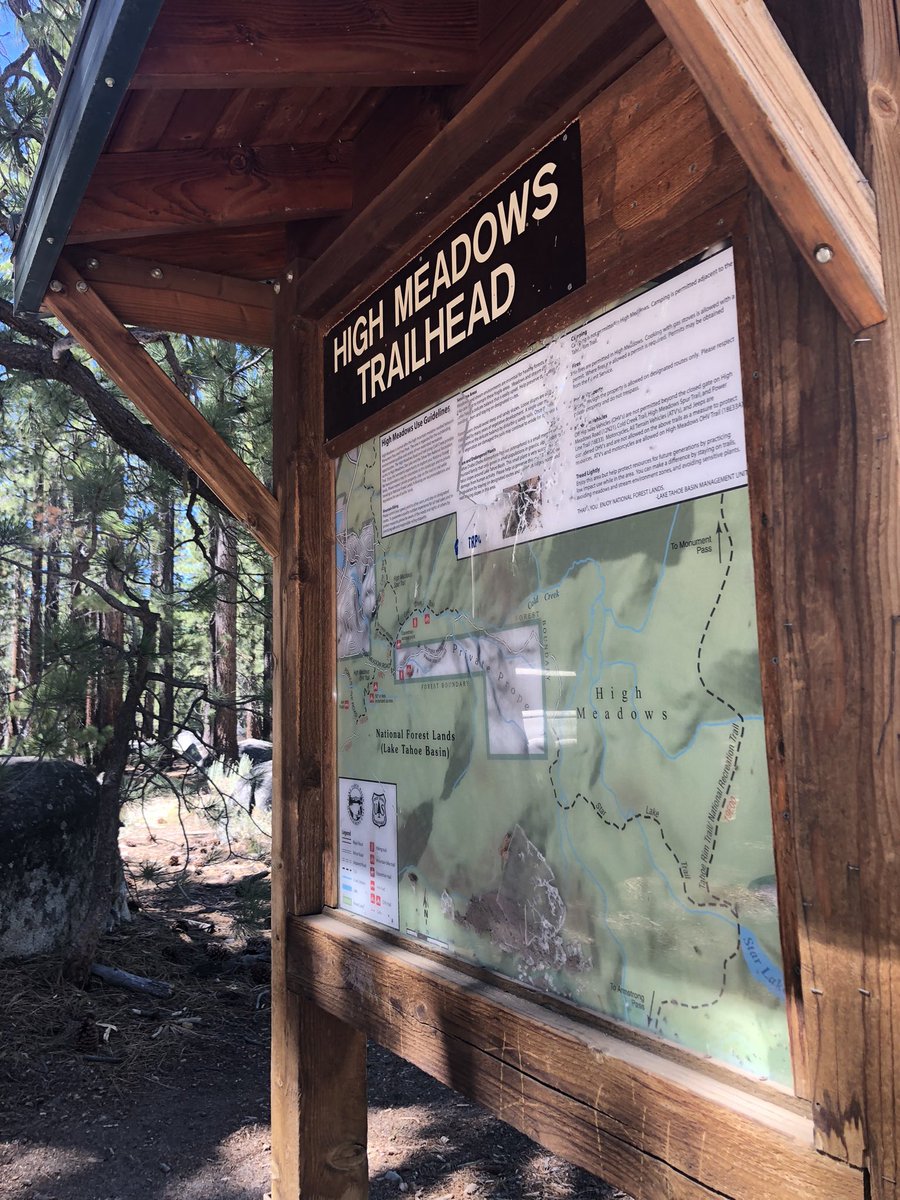 Fantastic hike today to High Meadows on the Tahoe Rim Trail. 7 miles of beautiful scenery… so lucky we live here! A little tired but ready for the next trail!