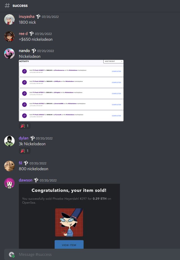 It's been a great week for many of our members!
Here's a small taste of what Paradise has to offer🌴

Interested in joining? discord.gg/fcY9SeT8