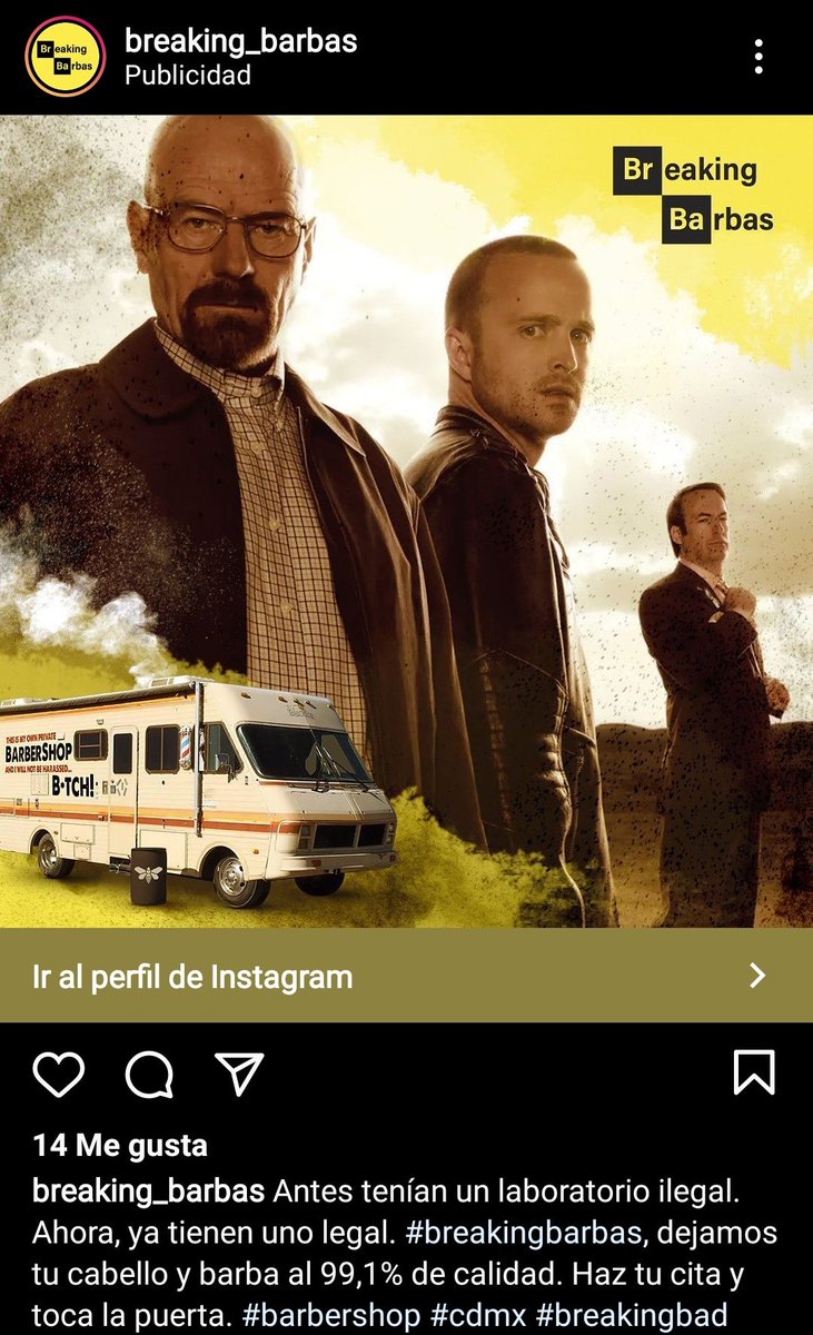 DTifelpe's tweet photo. #Breakingbarbas en cdmx https://t.co/3n5DTUqhyK