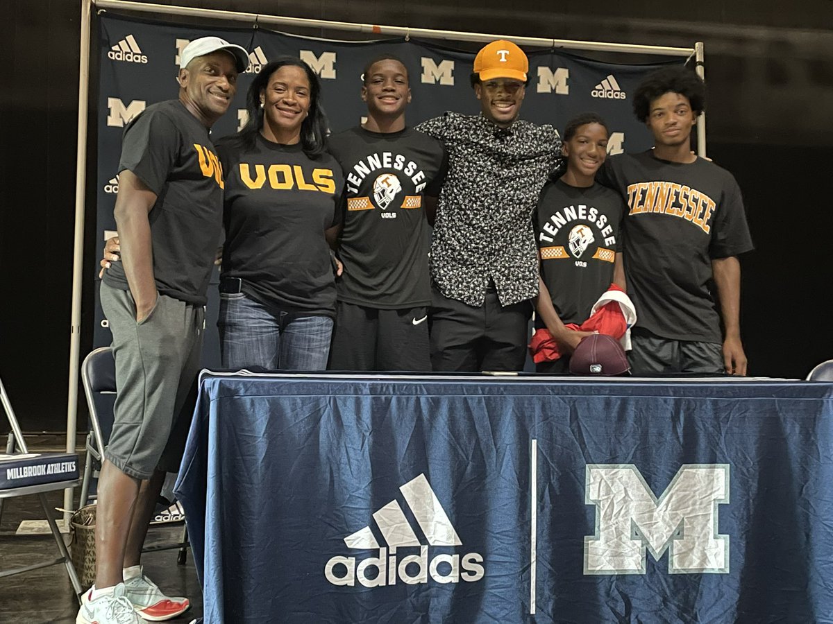 Millbrook Football (@mhscatsfootball) on Twitter photo Congrats to <a href="/Nathan_Leacock/">Nathan Leacock</a> & family on his commitment to <a href="/Vol_Football/">Tennessee Football</a>. Rocky Top is getting a great talent & person! Congrats to <a href="/Nathan_Leacock/">Nathan Leacock</a> & family on his commitment to <a href="/Vol_Football/">Tennessee Football</a>. Rocky Top is getting a great talent & person!