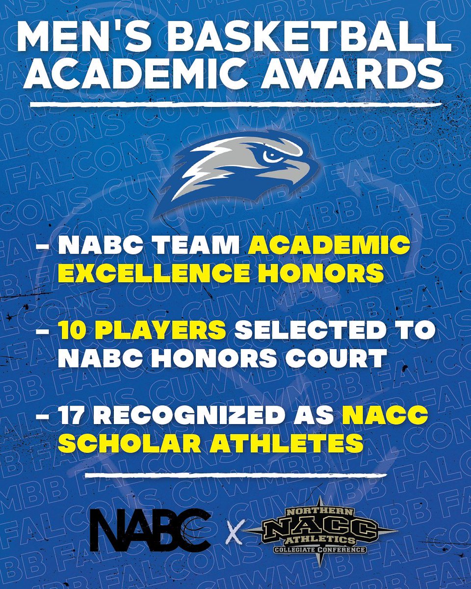 Very proud to announce our program’s academic achievements this past year! Thank you NABC and NACC for recognizing our hard work in the classroom!
