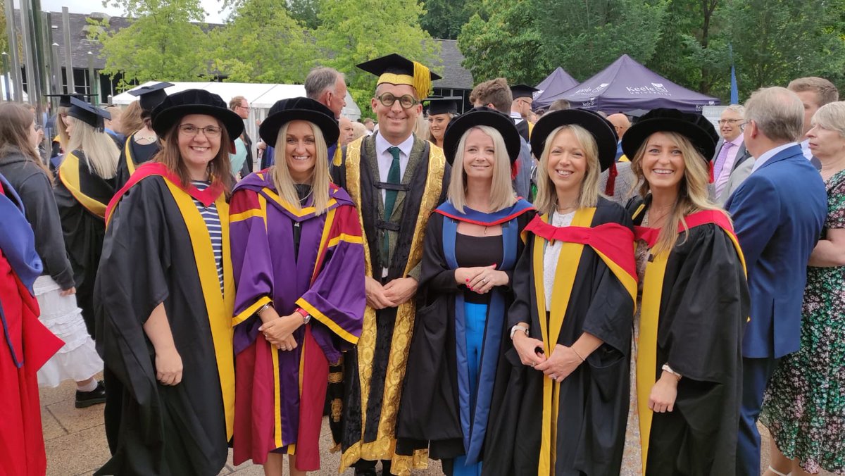 Thank you to everyone at ⁦@KeeleUniversity⁩ for their friendship this week…it was my first week confirming degrees as your new Chancellor, and every day was full of fun, smiles and celebrating!