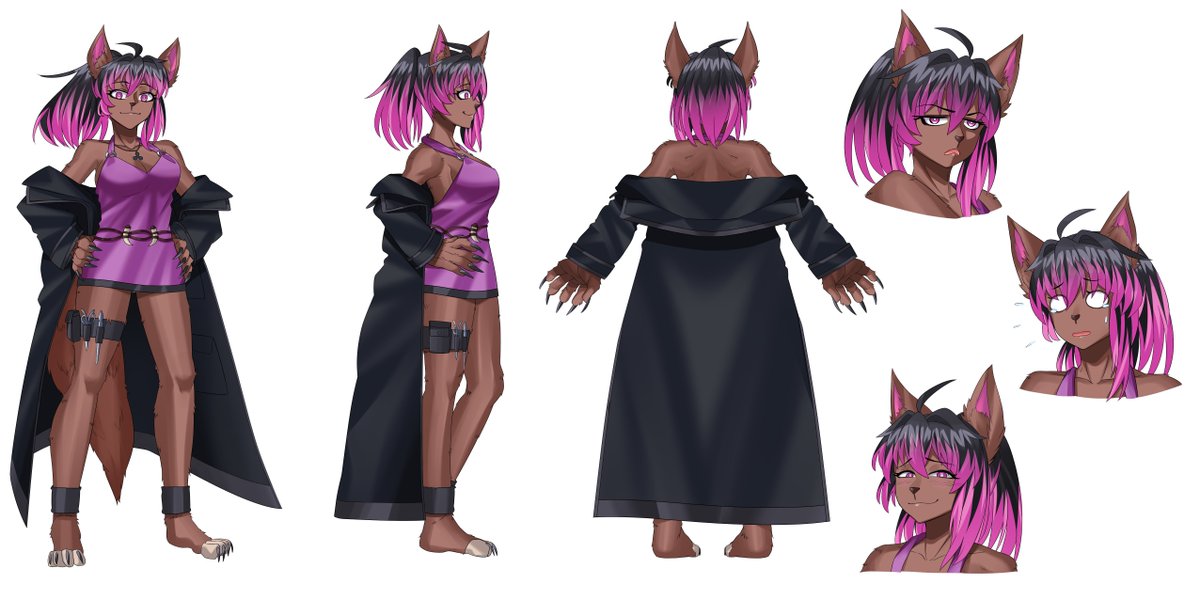 FlailingFox's tweet image. The AU daughter of Astar Shadowclaw and Ahura Mazda: Taking after both parents; she's an exceptional mage, and recently has been taking to using the powers of the Void.
art - fiverr.com/monoartstudio