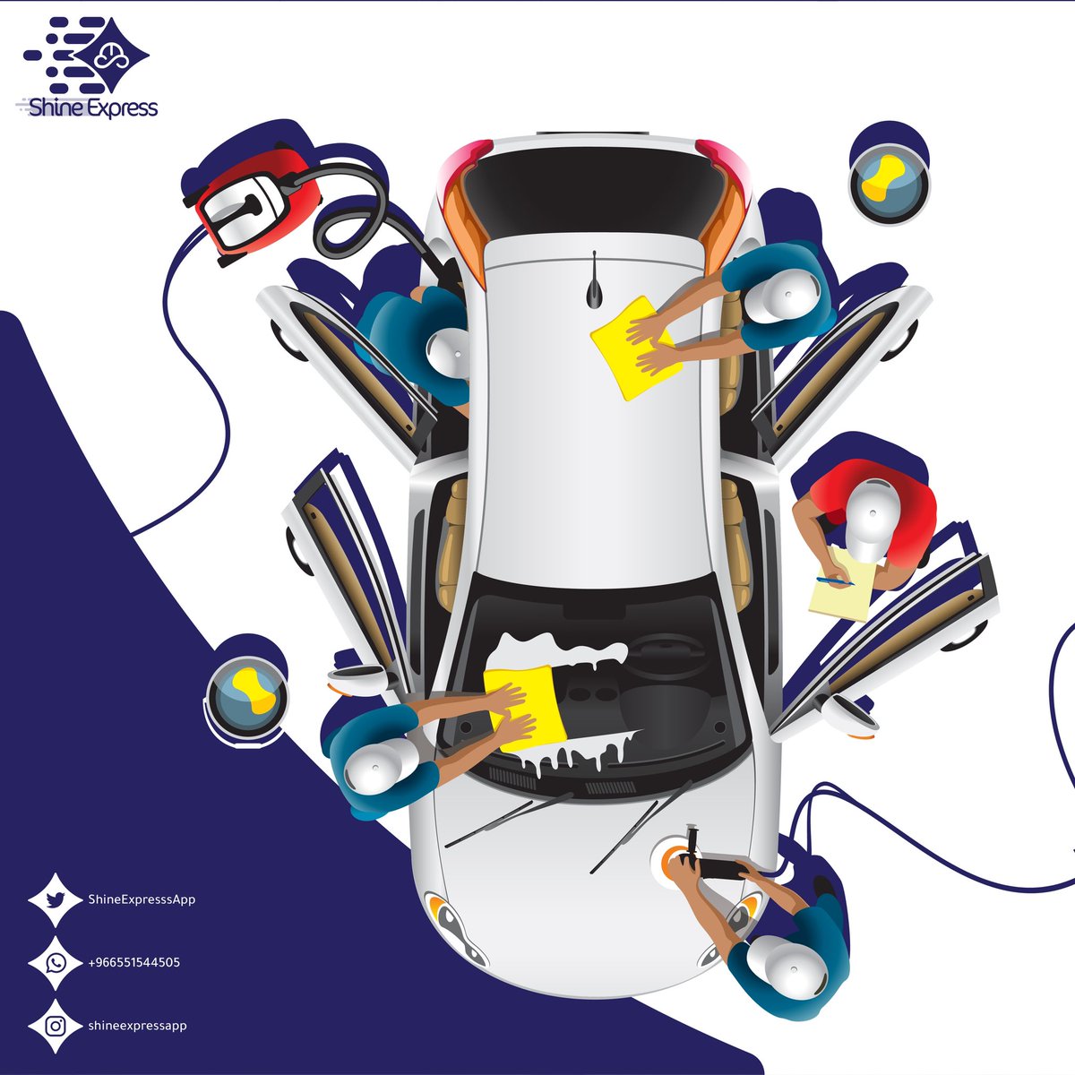 ShineExpressApp's tweet photo. تطبيق يغسل لك سيارتك وانت في مكانك حمل التطبيق ويخدمك https://t.co/L79tSwahDx https://t.co/FGMpFkizbH