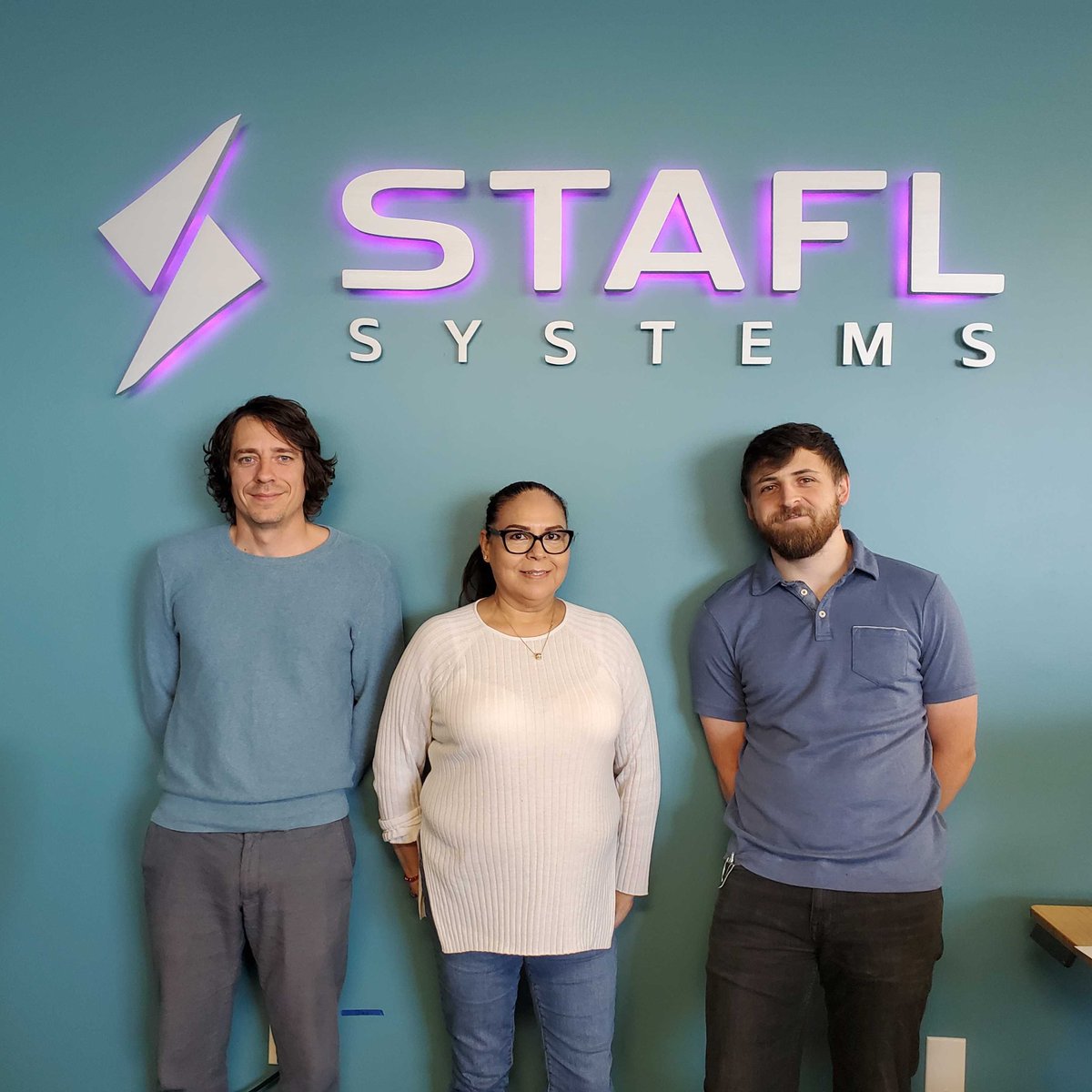 Stafl_Systems's tweet image. Happy New Hire Friday!

We are excited to share that Sam, Saida, and David have joined the Stafl Systems team as Quality Manager and Operations Technicians, respectively.

Interested in a career with Stafl Systems? Apply today: lnkd.in/gapE3ZNK

#team #career #techcareers