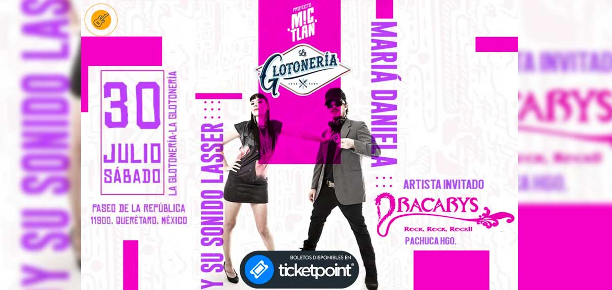 María Daniela y su Sonido Lasser llega a Querétaro este 30 de julio. revistaspot.mx/2022/07/15/mar…