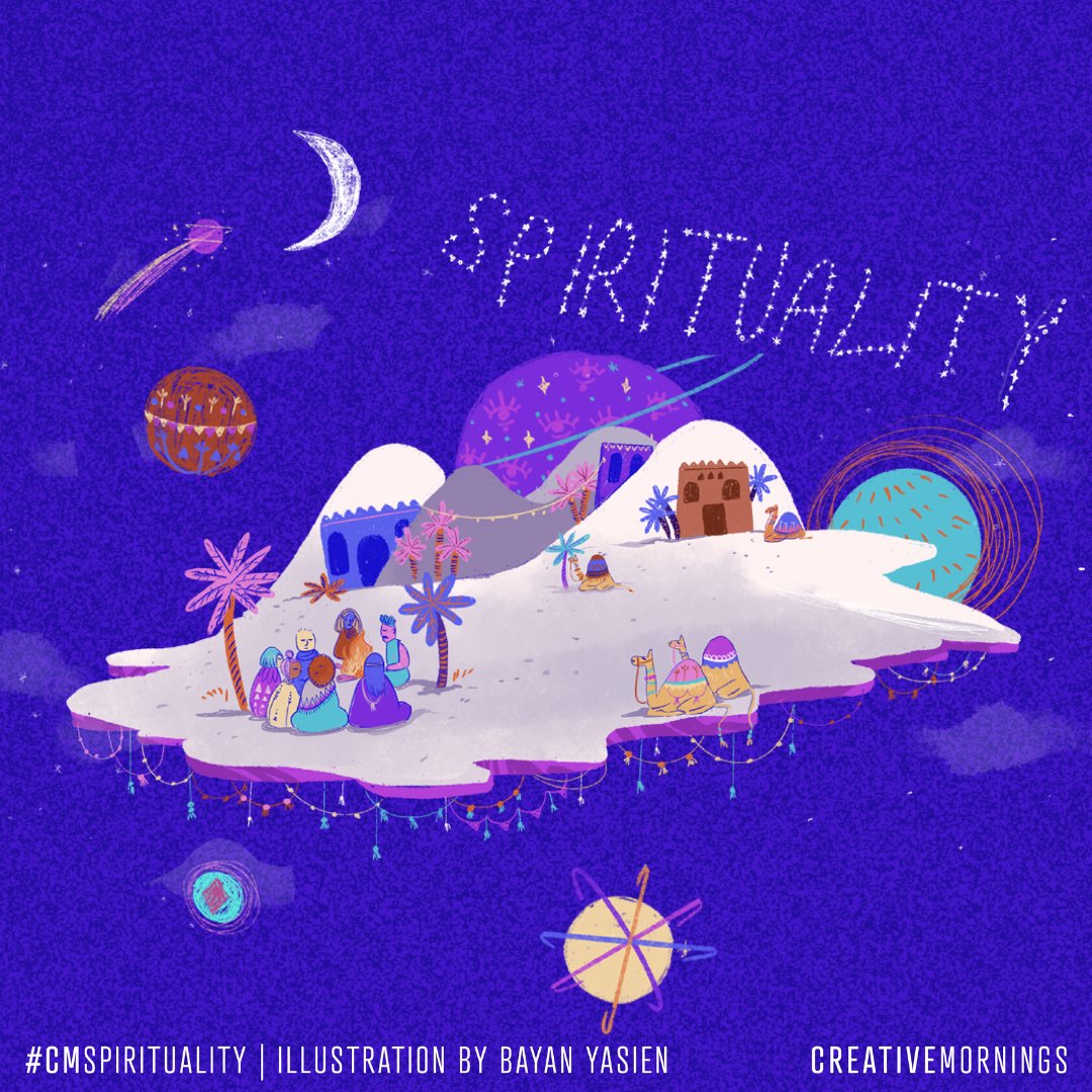 📣 JULY THEME 📣 We’re back 🙌 ✨ This month’s theme is Spirituality, chosen by @jeddah_cm and illustrated by Bayan Yasien @unique.beno ⛪️ Broughton St Mary’s Friday 29 July from 8:30am 🎟 Tickets: Monday 25 July 9am (link in bio) #CMSpirituality #CMEdi #EdinburghEvents