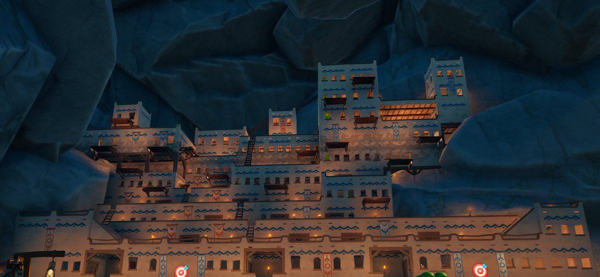 junglxcreates's tweet photo. Housing has changed a bit. There are 6 roleplaying apartments below the city. The city is now a 1 shot bow arena. So close to playtesting guys!!! #Fortnite #CreatedinFortnite #FortniteCreative #DancingwithWolves https://t.co/eU5qiJUIJF