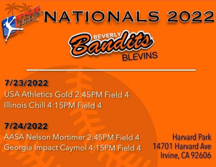 🚨Cameron Grayson <a href="/camgrayson2023/">cameron</a> has been invited to play with the Beverly Bandits- Blevins team in the 2022 PGF Premier Nationals in Irvine, California. First two days of games posted below. Congratulations Cam, what an opportunity!!🚨