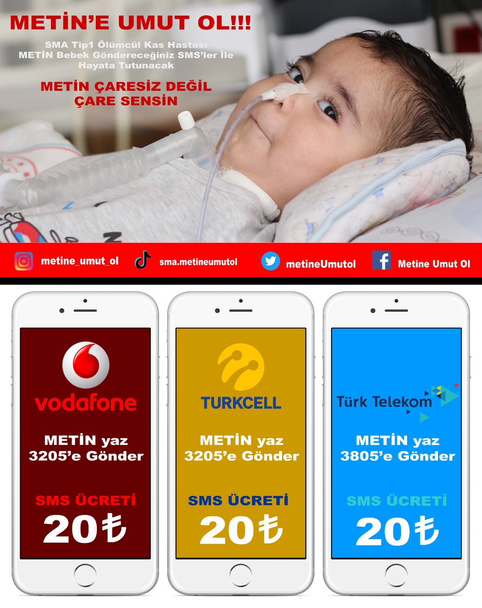 18 aylık Metin bebek için 1 SMS atabilir miyiz,
Her SMS, bu güzelliğe bir nefes 🙏
#Metineumutol