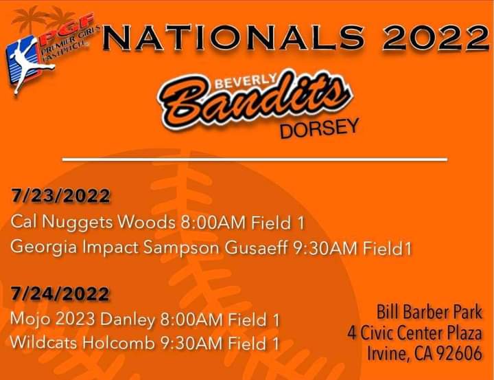 🚨Brookie Grayson <a href="/B_Grayson2025/">Brookelyn Grayson</a> has been invited to play for the Beverly Bandits- Dorsey team in the 2022 PGF Premier Nationals in Irvine, California. First two days of games posted below. Congrats Brookie, what an opportunity!!🚨