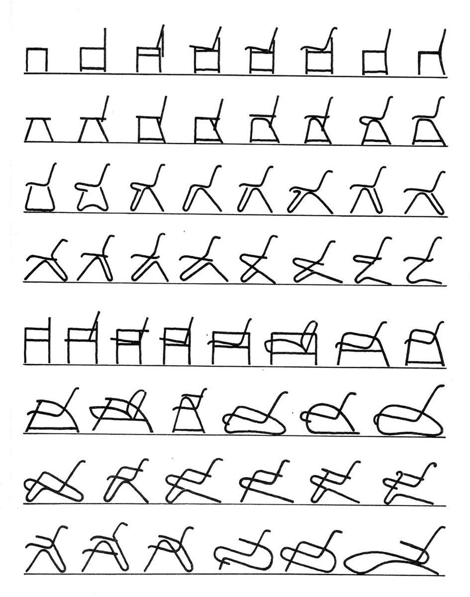 Erich Dieckmann: #Design Development of a Metal Tube #Chair