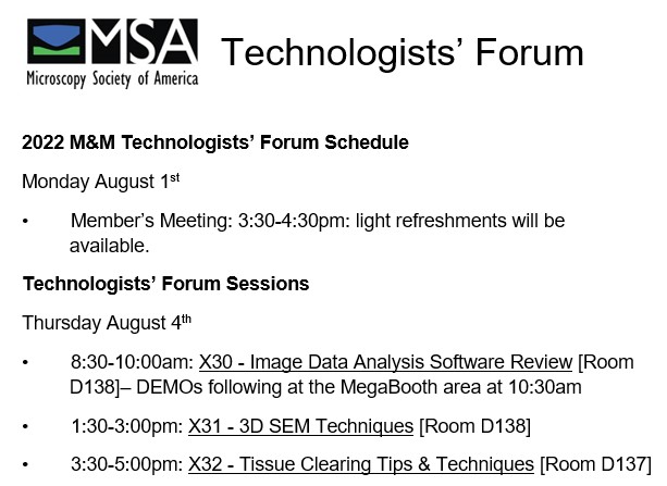 MSATechForum (@msatechforum) on Twitter photo Join the <a href="/MSATechForum/">MSATechForum</a> at #MM2022Portland There will be a drawing for Starbucks gift cards at each session! Come learn more about image data analysis, EM and lightsheet sample prep. <a href="/MSAStudent/">MSA Student Council</a> <a href="/MicroscopySoc/">Microscopy Society</a> <a href="/ASUCoreResearch/">ASU Core Facilities</a> Join the <a href="/MSATechForum/">MSATechForum</a> at #MM2022Portland There will be a drawing for Starbucks gift cards at each session! Come learn more about image data analysis, EM and lightsheet sample prep. <a href="/MSAStudent/">MSA Student Council</a> <a href="/MicroscopySoc/">Microscopy Society</a> <a href="/ASUCoreResearch/">ASU Core Facilities</a>