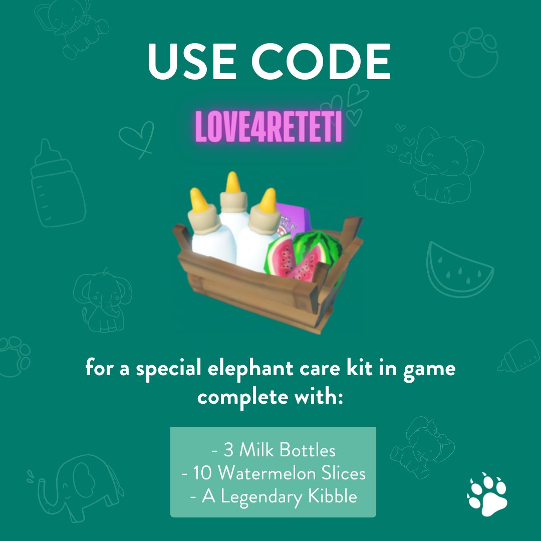 untamedroblox's tweet photo. 🚨SURPRISE🚨
Happy Friday, Untamed Friends!
Here's a special code to use in the game😍
#roblox #robloxdev #robloxcode #untamedroblox #untamedanimals #Roblox4Reteti #PlayToProtect https://t.co/MIn8ZBdkaX