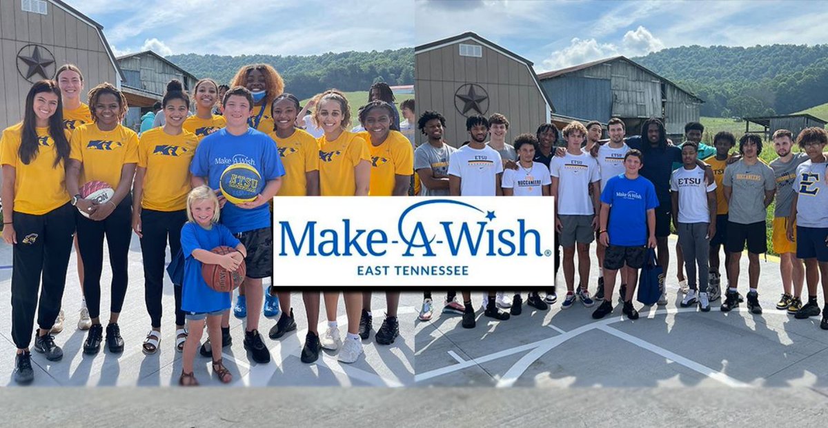 ETSU Athletics (@etsuathletics) on Twitter photo ETSU menโs and womenโs basketball participates in Make-A-Wish Celebration dlvr.it/SVLqyQ ETSU menโs and womenโs basketball participates in Make-A-Wish Celebration dlvr.it/SVLqyQ