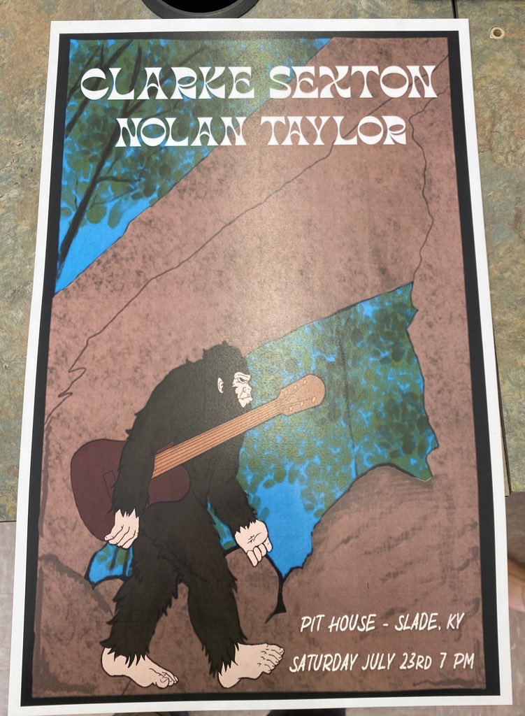 BloomAppalachia's tweet photo. Poster that I did for the show at the Pit House tomorrow. You guys aren’t gonna wanna miss this one, I promise! https://t.co/l5wSxUcq2F