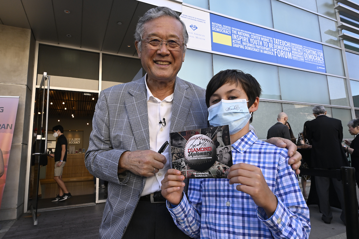 JMoreyIns's tweet photo. On Sunday, July 17, we were proud to partner with @USJC, @jamuseum, Yanase USA &amp; Nankai Shochu to host the 150th Anniversary Celebration of Baseball in Japan honoring Masanori "Mashi" Murakami and his legacy. 

Watch the segment by @abc7davidono: https://t.co/MelUZABPjJ https://t.co/Tcf9QuMb1u