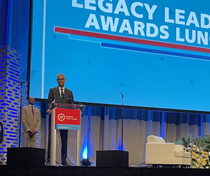 RudyWynterNG's tweet photo. Today I had the honor of joining @VP to speak at @NatUrbanLeague #NULCONF22. As we move to a clean energy future, @nationalgridus is proud to work with the National Urban League and our partners in government to ensure an equitable transition that does not leave anyone behind. https://t.co/WkUmfqfdx0