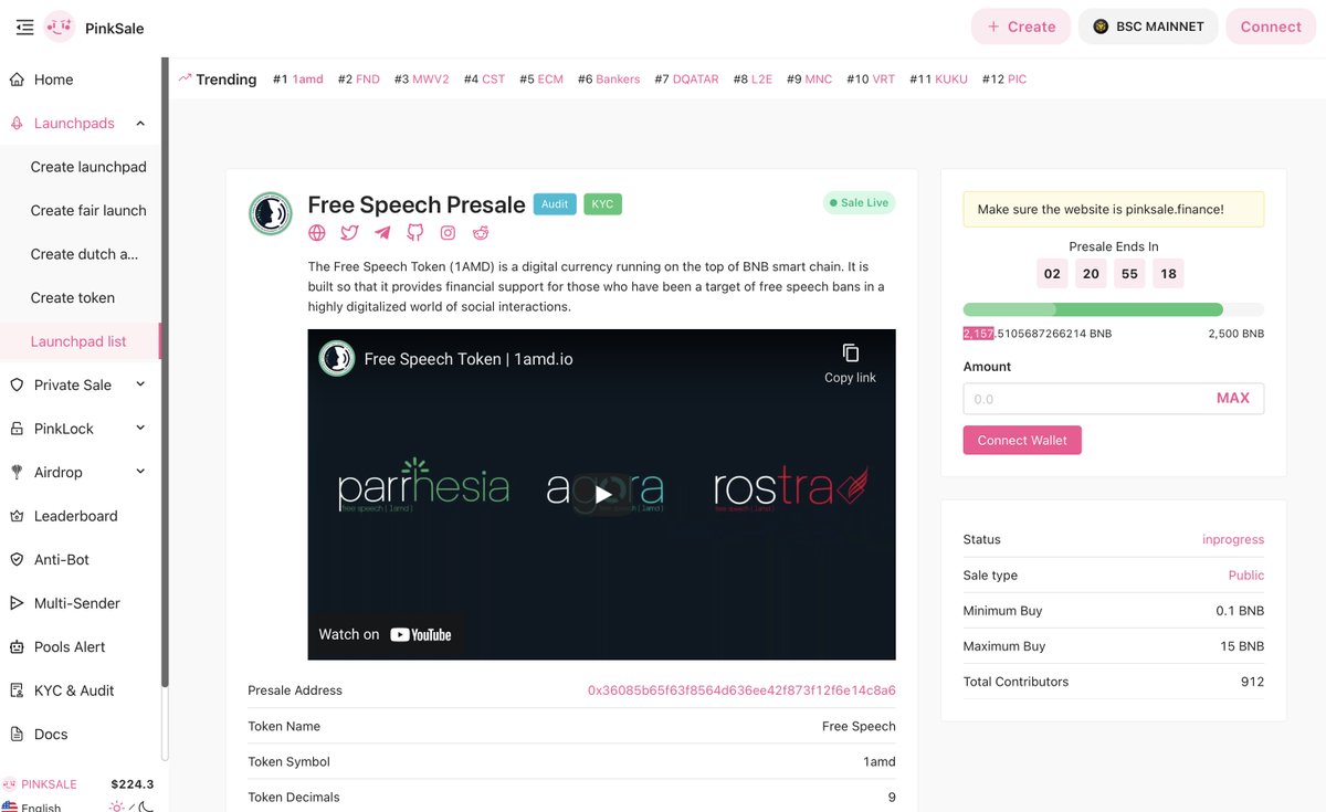 WOW!
بيومين راحت هلگد؟
و بعدها رقم واحد بالترند
ان شاء الله خير!
#1amd #FreeSpeechToken 
1amd.io