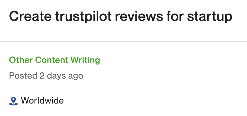 Came across a job posting on Upwork written by a "Startup CEO"

CEO's bio: Graduate with a degree in Ethics from Yale
Job Description: