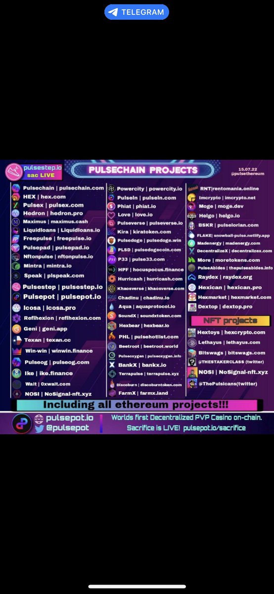 MentalGame55's tweet photo. Potwierdzone projekty czekające na start sieci #PulseChain 🫡
Na tym małym zdjęciu, znajduje się wasze >x1000 zysku. Jedyne pytanie to w co, i jak mocno uderzyć 😎
#PLS #PLSX #HEX #MAXI #PHIAT #MINTRA #HDRN #LOANS #PLSD #ISOCA #lOVE #KIRA #PHL #WAIT #GENI 👇 https://t.co/pW2IA2Cshd