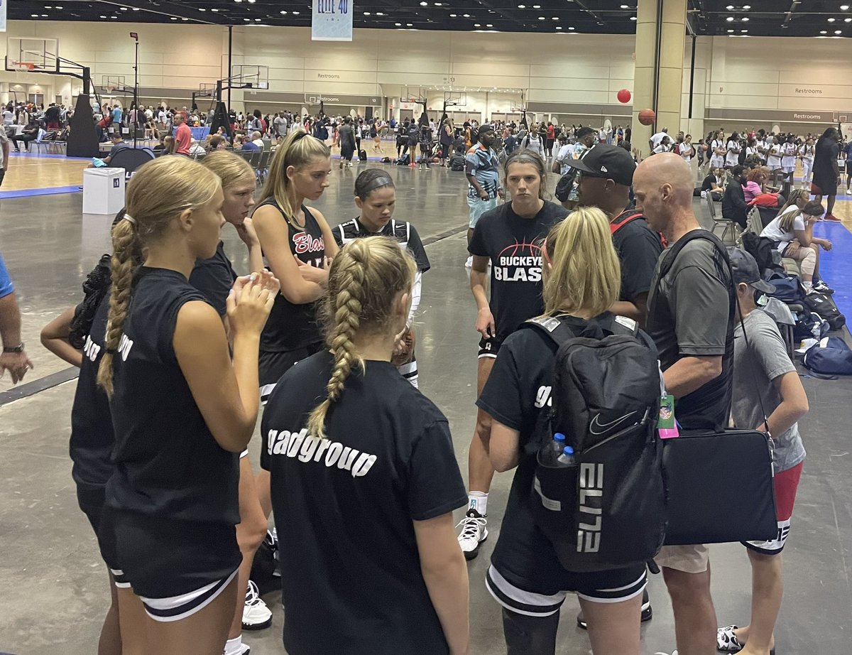 Bittersweet ending to their aau journey.  Beautiful location, surrounded by teammates who encourage, love, and fight for each other. Thankful for all the college coaches who came out to watch us play. 💥🏀💥 <a href="/cucrusader/">Steve Shaffer</a> <a href="/KeaneCrockett/">Keane Crockett</a>