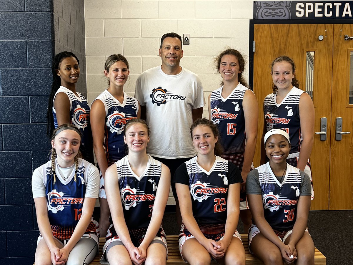 MI Factory Basketball (@factorybasketb1) on Twitter photo My ‘23 Orange started the event off shaky but pulled it together to go 3-1 at <a href="/LBInsider/">Jason Wilkins (Wilkins Report)</a> Summer Sizzler. Really going to miss this group.
<a href="/cadyk03/">Cadence Kaminske</a>
<a href="/MorgzHouk/">Morganne Houk</a>
<a href="/ElyssaK_15_32/">Elyssa Kincaid</a>
@DanielleHehmann
<a href="/marycmcclintock/">Mary McClintock</a>
<a href="/AvaMallar/">Ava Mallar</a>
<a href="/Yazmyne_Thorpe/">Yaz</a>
<a href="/carissa_hankins/">carissa hankins</a> My ‘23 Orange started the event off shaky but pulled it together to go 3-1 at <a href="/LBInsider/">Jason Wilkins (Wilkins Report)</a> Summer Sizzler. Really going to miss this group.
<a href="/cadyk03/">Cadence Kaminske</a>
<a href="/MorgzHouk/">Morganne Houk</a>
<a href="/ElyssaK_15_32/">Elyssa Kincaid</a>
@DanielleHehmann
<a href="/marycmcclintock/">Mary McClintock</a>
<a href="/AvaMallar/">Ava Mallar</a>
<a href="/Yazmyne_Thorpe/">Yaz</a>
<a href="/carissa_hankins/">carissa hankins</a>