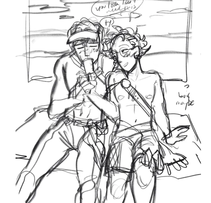 here's the first sketch and then refining sketch for fun :) this event crept up on me so time to get on that GRIND!!!!!!!! 