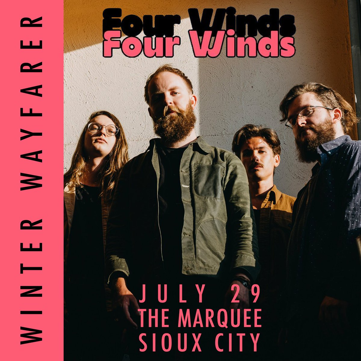 ONE WEEK

Catch us at Four Winds Music and Art Festival at The Marquee in Sioux City, IA on July 29