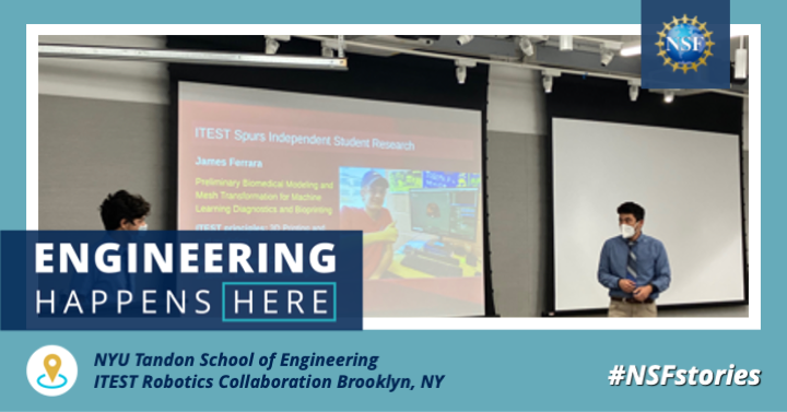 Earlier this week, a cohort of teachers & students returned to Tandon to share their experiences implementing an @nsf-funded ITEST-inspired #robotics curriculum & hands-on project #NSFstories #Engineeringhappenshere #nyutandonmade