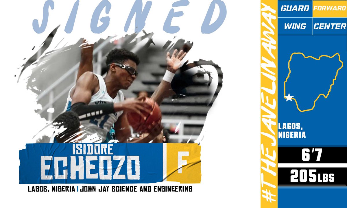 JavelinaMBB's tweet photo. Another one!

The family continues to grow, as we have signed forward Isidore Echeozo!

#JavelinaNation 🐗#TheJavelinaWay https://t.co/rkHA8Wm12U