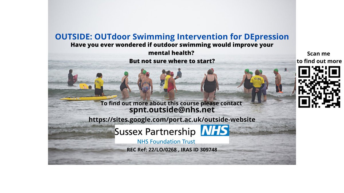 OutsideinDevon's tweet image. 📢ALERT📢

We are seeking people to take part in a free coached introductory swim course at Saunton Beach which is an @NIHRresearch funded project.If you would like more information please DM or e-mail spnt.outside@nhs.net

Please retweet widely