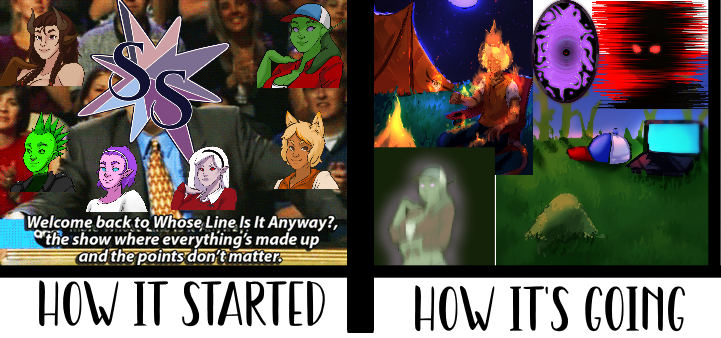 ShaSumOfficial's tweet photo. Find the ULTIMATE VTUBER, stop the Eldritch invasion.

We've come a long way already, ShaSum Fam... but there's so much more to come. 😈Our contenders are hard at work on their entries for the Week 6 Elimination round, and it's going to be the most challenging one yet! https://t.co/7MRp9WRTho